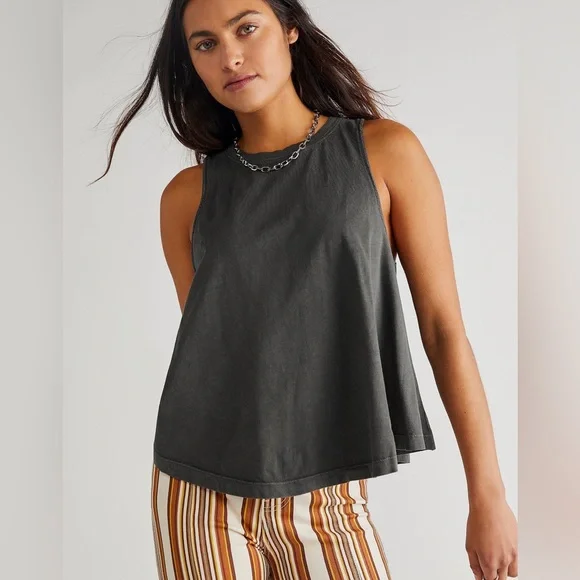 Free People Tank in Light Blue - Picture 3 of 8